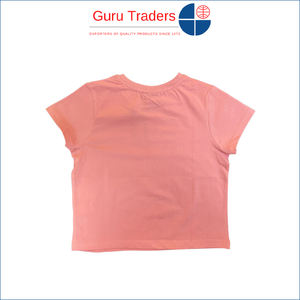 Logotipo personalizado posible para niñas Crop Top camiseta patrón impreso caliente verano ropa casual a precio de mercado competitivo para la venta - Product Image 6