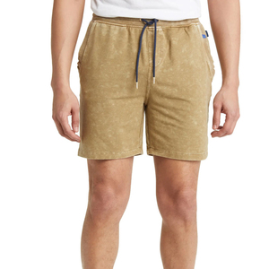 Concevez vos propres shorts pour hommes personnalisés en coton délavé à l'acide, 100% coton, décontractés, de haute qualité, service OEM - Product Image 1