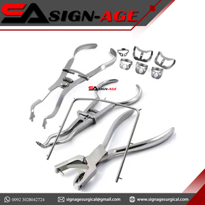 Kit professionale in gomma dentale in acciaio inossidabile - Product Image 4