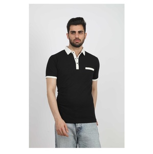 Getzo เสื้อยืดผ้าฝ้ายโพลีใส่สบายทุกวันมีกระเป๋า GZ - Product Image 1