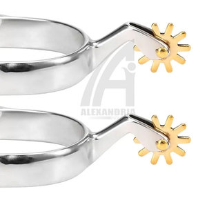 Espuelas de Caballo de Acero Inoxidable de Alta Calidad al por Mayor, Nuevo Diseño Personalizable, Precio Económico, Mild Rowel Alexandria Industries - Product Image 6