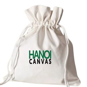 Bolsa cosmética de lona de algodón de calidad superior, bonito estilo ecológico con impresión de logotipo personalizado, cierre de cadena de moda BSCI Vietnam - Product Image 1