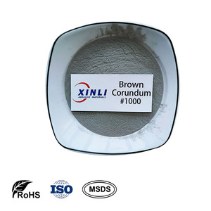 Polvo de lapeado de corindón marrón estándar <span class=keywords><strong>FEPA</strong></span> 1000, polvo de alúmina fundida marrón para acabado de piezas electrónicas - Product Image 2