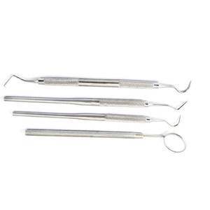 ชุดตรวจทางทันตกรรม5ชิ้นอุปกรณ์ผ่าตัดสเตนเลสสำหรับกำจัดคราบหินปูนหินปูนด้วยมือแบบมืออาชีพ - Product Image 4