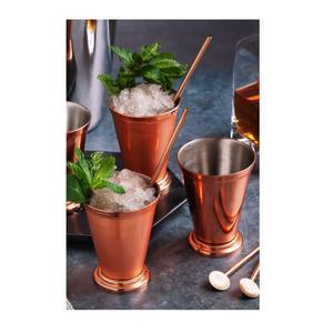 Nouveau design top menthe Julep tasses menthe julep tasses argent julep tasse pour la décoration de mariage fête événement décor fabrication de l'Inde - Product Image 4