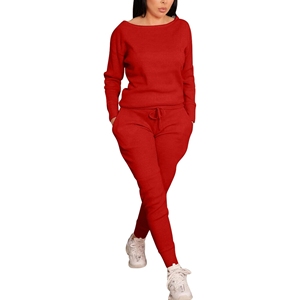 ชุดวอร์มผ้าฝ้าย100% 2ชิ้นสำหรับผู้ชาย, ชุดวอร์มเสื้อแขนยาวและกางเกงวิ่งระบายอากาศได้ดีสำหรับฤดูหนาว - Product Image 1