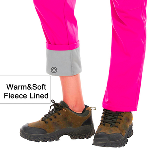 Pantalon softshell femme imperméable respirant pantalon coupe-vent durable élégant en plein air randonnée trekking camping ski - Product Image 4