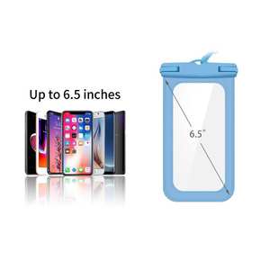 Étui de téléphone portable transparent personnalisé avec logo, étanche, avec porte-cartes, sacs et pochettes transparents élégants - Product Image 2