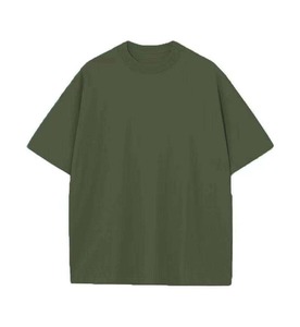 Camiseta extragrande de algodón 100% para hombre, superventas, serigrafía personalizada, secado rápido y cuello redondo suave, estilo liso - Product Image 1