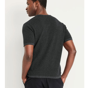 100% algodón de manga corta de Color sólido cuello redondo suelta ajuste suave camiseta para hombres impresión personalizada su diseño impreso camiseta Unisex - Product Image 2