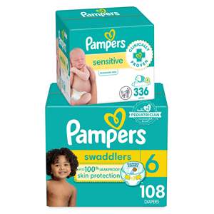 Pañales Pampers Sensitive para Bebés – Dermatológicamente Probados para Mayor Comodidad - Product Image 1
