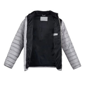 Veste matelassée d'hiver en gros personnalisée, légère, matelassée, à col montant, de haute qualité, chaude, pour hommes et femmes - Product Image 2