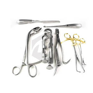 Kit de instrumentos de cirugía ortopédica Manual Premium, fórceps de sujeción de hueso completo, juego de curetas, estándar de seguridad MOL de acero inoxidable - Product Image 5