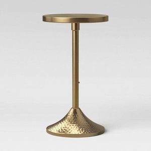 Best Price Handmade Iron Frame <b>Gold</b> Finished <b>Side</b> <b>Table</b> with Aluminum Top Used for Living Room Sofa <b>Side</b> Study Room - Product Image 1