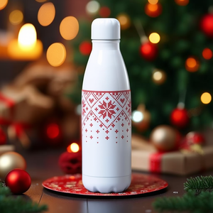 Bottiglia d'Acqua Natalizia Personalizzata Yalok, Gadget Promozionale per Bevande - Product Image 3
