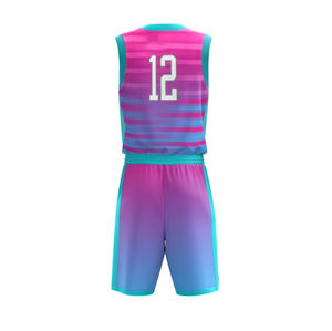Uniformes de Baloncesto Personalizados OEM con Nombre/Número de Equipo Nacional Juvenil, 100% Poliéster, Ropa Deportiva Transpirable para Adultos - Product Image 2