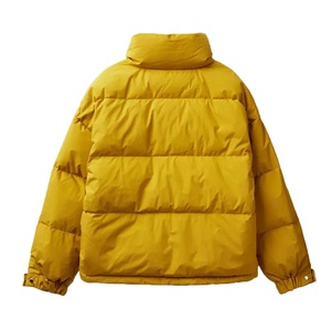 Unisex High Quality Hooded <b>Crop</b> <b>Puffer</b> <b>Jacket</b> Stand Collar Custom Fabric Cotton Lining New Winter Arrival Design for Front - Product Image 4