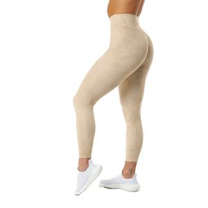 Women's High Quality Breathable Fitness Leggings Customized Sublimation Design Premium Yog Leggings Solid Wholesale Price - Product Image 3