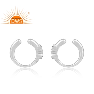 Nouvelle tendance 925 argent Sterling naturel noir colonne vertébrale pierre précieuse boucle d'oreille bijoux personnalisés pour les femmes cadeau pour elle - Product Image 4