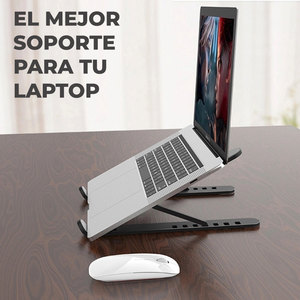 Modern Portable Foldable Laptop Stand Base Adjustable Plastic and Aluminum Alloy for School and <b>Computer</b> <b>Desk</b> - Product Image 3
