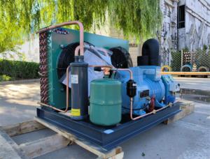 Unidades de compresor de pistón baratas Unidad de condensación de refrigeración de congelador refrigerado por aire 2 ventiladores de Frascol - Product Image 4