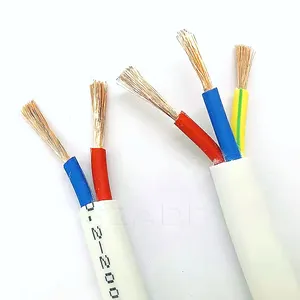 RVV 4 çekirdek 3 çekirdek 2 çekirdek kraliyet kordon tel 1.5mm 2.5mm 4.5mm 6mm esnek bakır kablo pvc pe yalıtımlı kablolar özelleştirebilirsiniz