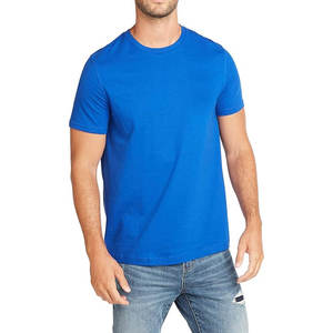 T-shirts pour hommes de qualité supérieure, vente en gros OEM, col rond, logo personnalisé, 100% coton, respirant, séchage rapide, unisexe - Product Image 2
