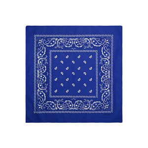 ผ้าเช็ดหน้าพิมพ์ลายผ้าโพกหัวสี่เหลี่ยมทำจากผ้าฝ้ายโพลีเอสเตอร์แฟชั่น - Product Image 2