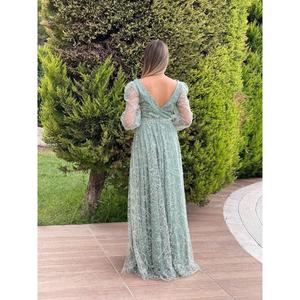 Stelle da donna con motivo Glitter stampato con cintura a fessura quadrata Fn7074 7074 - Product Image 4