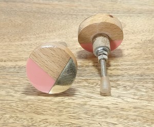 Luxury Brass & Wooden Knob <b>Pull</b> Cabinet Drawer <b>for</b> <b>Home</b> Dresser Door Cabinet Furniture Decorative Kitchen Wardrobe Handle Knobs - Product Image 6