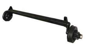 Eje de Remolque de Acero para Camión con Tambor de Goma de 1.3t, Media Torsión, con Freno de Disco y Cubo de Rueda, Libre de Aranceles - Product Image 4