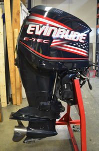 Motor Fuera de Borda Usado E-vi-nru-d-e E-TEC 2015 de 225 hp HO de 2 Tiempos con Eje de 25 Pulgadas, Grado Industrial, Soporte Personalizado OEM, 310 Horas - Product Image 2