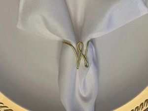 Modern Luxury Iron <b>Napkin</b> Rings Stocked Stylish Designer Table Accessories for Weddings & <b>Parties</b> Formal Settings - Product Image 5