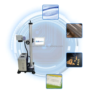 เครื่องยิงเลเซอร์สำหรับบิน Co2 30W 60W พร้อ<span class=keywords><strong>ม</strong></span>สายพานลำเลียงสำหรับบรรจุกล่องน<span class=keywords><strong>ม</strong></span>สายการผลิตวันที่บินพิมพ์ - Product Image 3