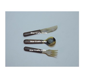 Cuillère en corne authentique, moderne, faite à la main, imperméable, durable, couverts naturels, décoration d'intérieur unique et classique - Product Image 4