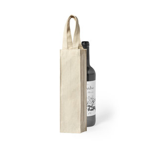 Bolsa de Lona de Algodón Mini Personalizada con Logotipo y Patrón de Letras para una Botella de Vino, Regalo Ecológico para Bodas, Fiestas y Negocios - Product Image 3