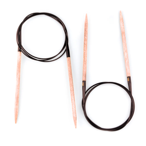 Agujas circulares de tejer de madera de lujo, cable resistente y puntas pulidas. Aguja de tejer ideal para un trabajo suave, silencioso y preciso. - Product Image 6