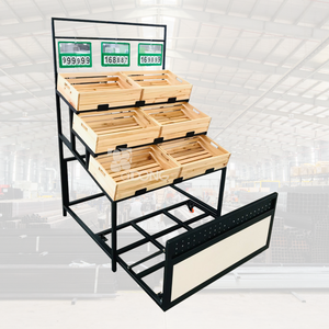 ADONG A42 Display <b>Rack</b> for Fruits & <b>Vegetables</b> | Supermarket Produce Shelf | OEM/ODM Vietnam - Product Image 1