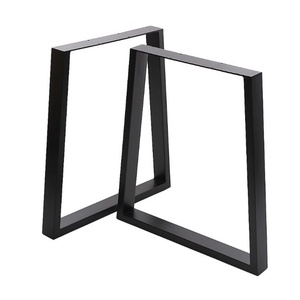 Vinahardware Pieds de meuble en acier moulé en forme de X à usage intensif Pieds de table basse de banc au design moderne pour hôtels, restaurants et écoles - Product Image 6