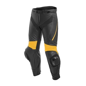 Pantalon d'équitation en cuir respirant pour hommes Pantalon de moto de protection avec armure fabriqué au Pakistan - Product Image 1