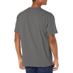 High Quality Print on Demand Men's 100% Cotton <b>Tshirt</b> Short Sleeve Heavyweight Crew Neck Personalized Graphic T-shirts for Men - Product Image 6