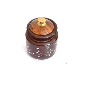 Bol à sel et à sucre en bois, cuillère naturelle et taille personnalisée, prix bon marché et outils de cuisine faits à la main - Product Image 1