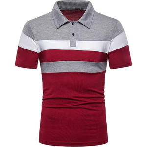 Polo de alta calidad 100% poliéster/algodón para hombre, transpirable, cómodo, estampado personalizado, logotipo, precio de fábrica corto, OEM disponible - Product Image 2