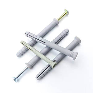 Cheville MALAXY avec ancrage en nylon, isolation en plastique, cheville murale en plastique gris, cheville murale en plastique à expansion - Product Image 1