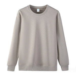 Sweat-shirt surdimensionné de haute qualité avec logo imprimé en relief, en molleton de coton, double couche, molleton lourd pour hommes - Product Image 3