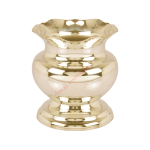 แจกันดอกไม้ทันสมัยตกแต่งบ้านแจกันตั้งโต๊ะทำจากเหล็กโลหะรูปทรงตามสั่งสีทองพร้อมบรรจุภัณฑ์แบบกำหนดเอง - Product Image 1