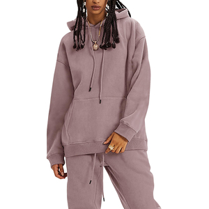 Chándales Extra Grandes con Logotipo Personalizado de Última Moda para Mujer, Material de Alta Calidad, Chándales de Hombros Caídos de Talla Grande para Mujer - Product Image 5
