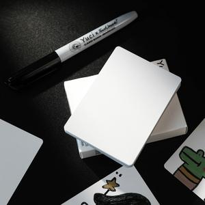Cartas de Juego de Papel Barnizado de Doble Cara, Blancas Puras, Estilo Europeo, Ecológicas, para Práctica de Magia y Accesorios Especiales - Product Image 4