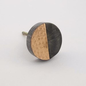 Tiradores y perillas de puerta de mármol y cobre de latón de diseño moderno perillas de latón de mármol de diseño antiguo de piedra blanca y negra - Product Image 4