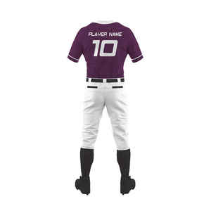 Ensembles d'uniformes de baseball de logo personnalisé de haute qualité vêtements de sport en polyester vente en gros tenue d'équipe de sublimation - Product Image 3